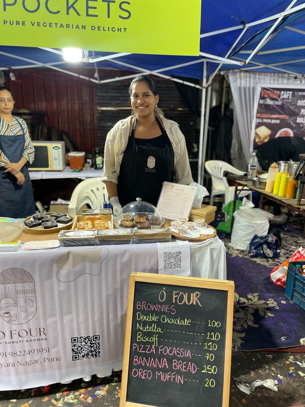 Baker kneading dough